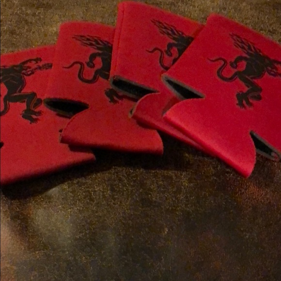 4 NEW FIREBALL DRAGON WHISKEY CAN COOLER COOZIES - Picture 3 of 3